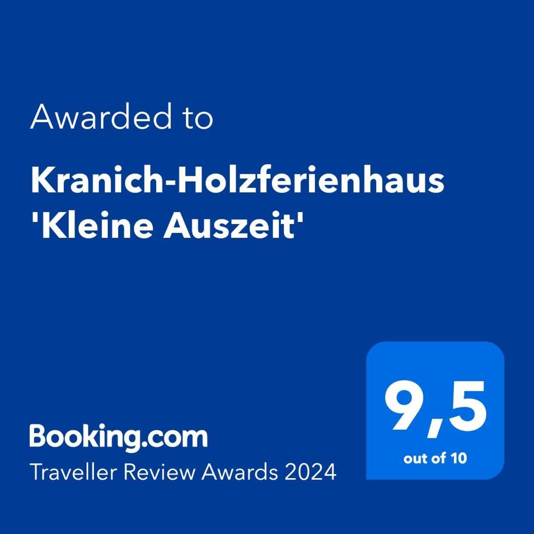 Kranich-Holzferienhaus 'Kleine Auszeit' Rehden エクステリア 写真